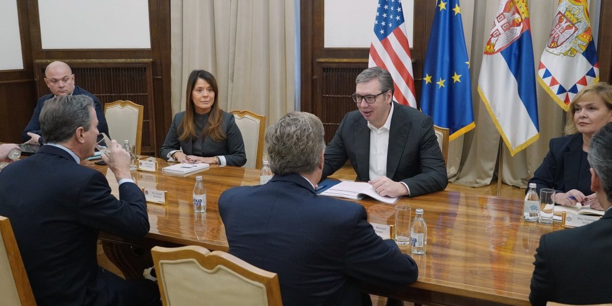 Vučić sa američkim kongresmenima: Važan razgovor sa Tarnerom i Norkrosom u Predsedništvu (FOTO)