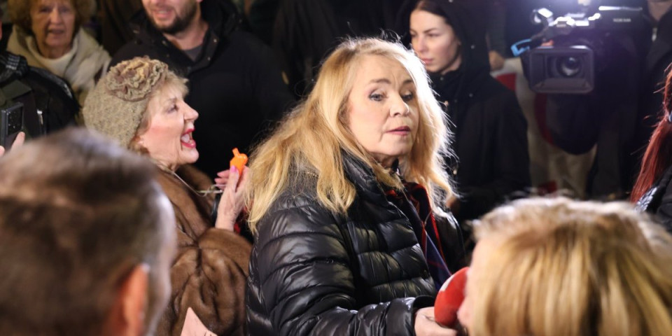 Sramne uvrede na protestu protiv nasilja: Pogledajte napad na novinarku Informera Branku Lazić (VIDEO)