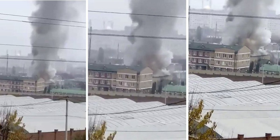(VIDEO) Eksplozija u Rusiji: Ukrajinci napali jako, gori baza u Groznom