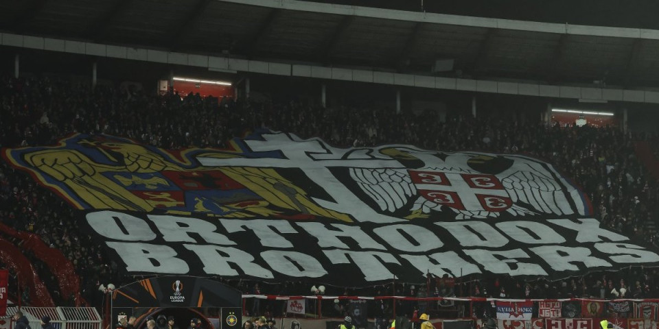 Moćna koreografija na "Marakani": Zvezdini navijači oduševili Rumune (VIDEO)