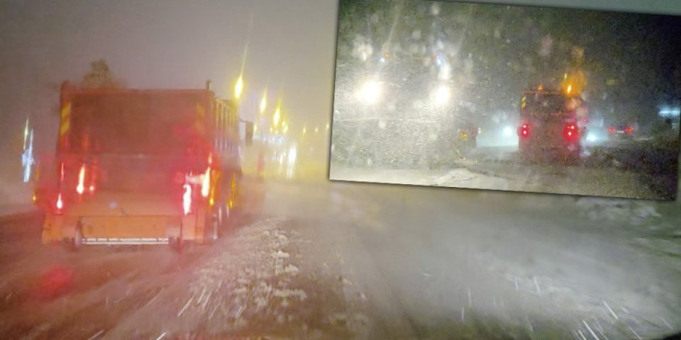 Ne vidi se prst pred okom: Sneg napravio haos u ovom delu Srbije (VIDEO)