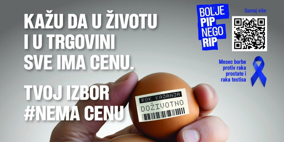 "Bolje PIP nego RIP": Kampanja koja poziva muškarce da preuzmu zdravlje u svoje ruke