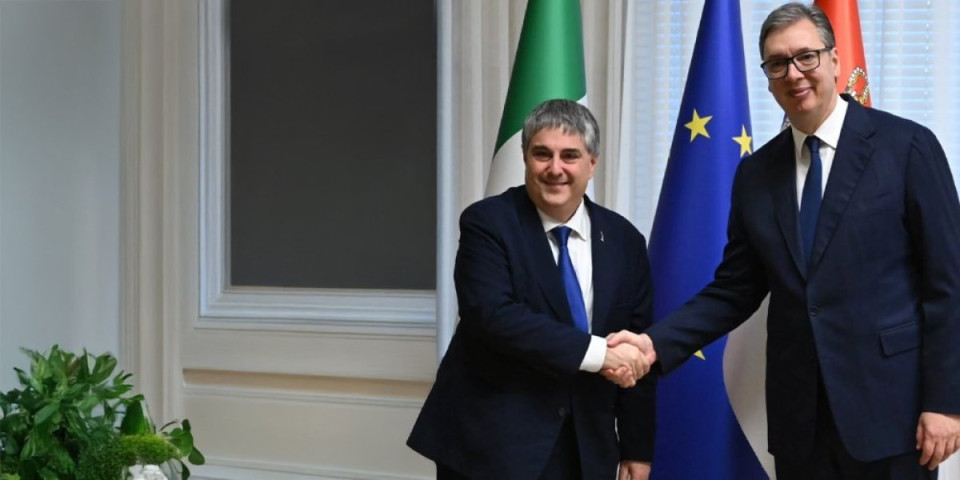 Vučić sa Vinom: Predsednik izrazio zahvalnost na doslednoj podršci Italije na evropskom putu Srbije (FOTO)