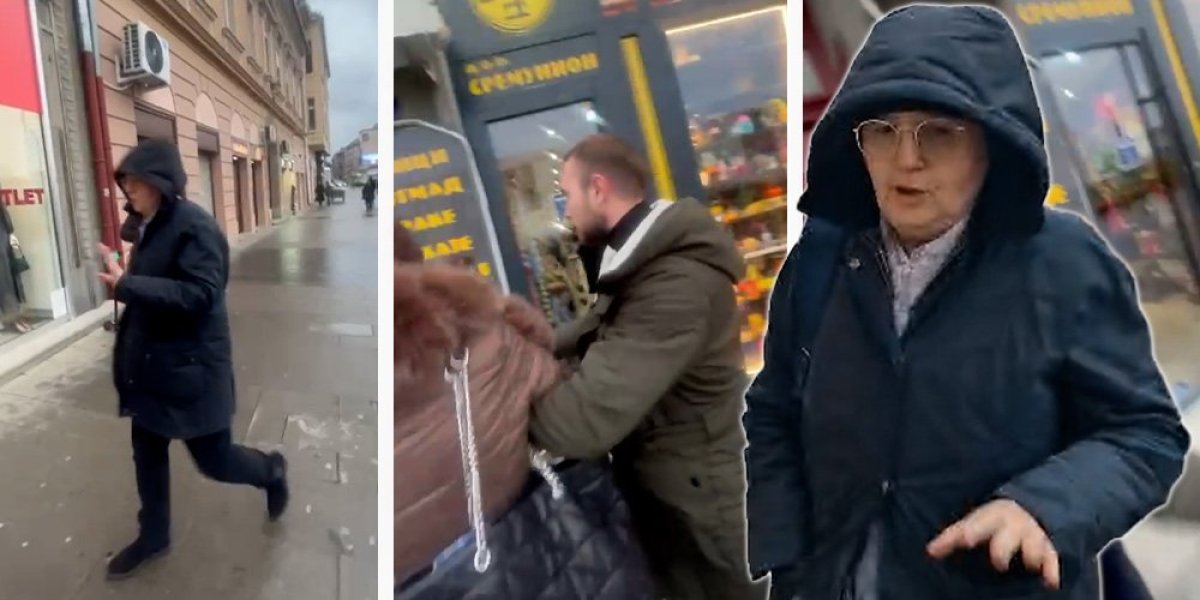 DOLOVAC GLUMI NEDODIRLJIVU! Njeno obezbeđenje nasrnulo na novinarke Andreu Veskov i Vesnu Veizović (VIDEO)