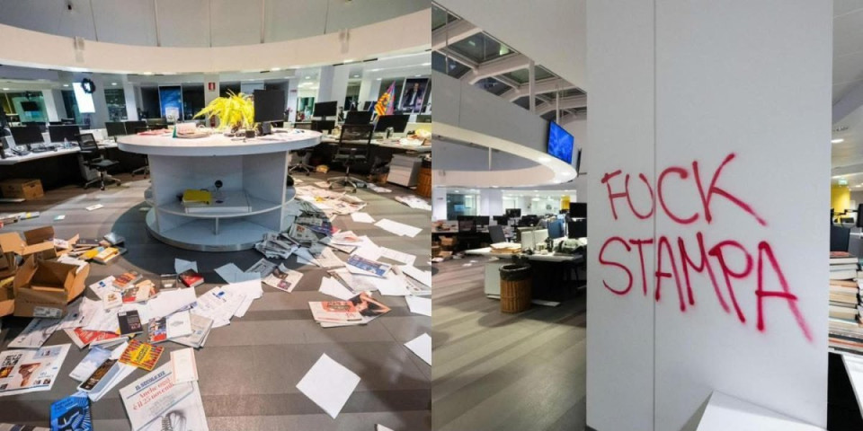 Nazivali novinare terostima i pretili spiskovima: Još jedan stravičan napad na medijsku kuću - Nasilnici uništili redakciju