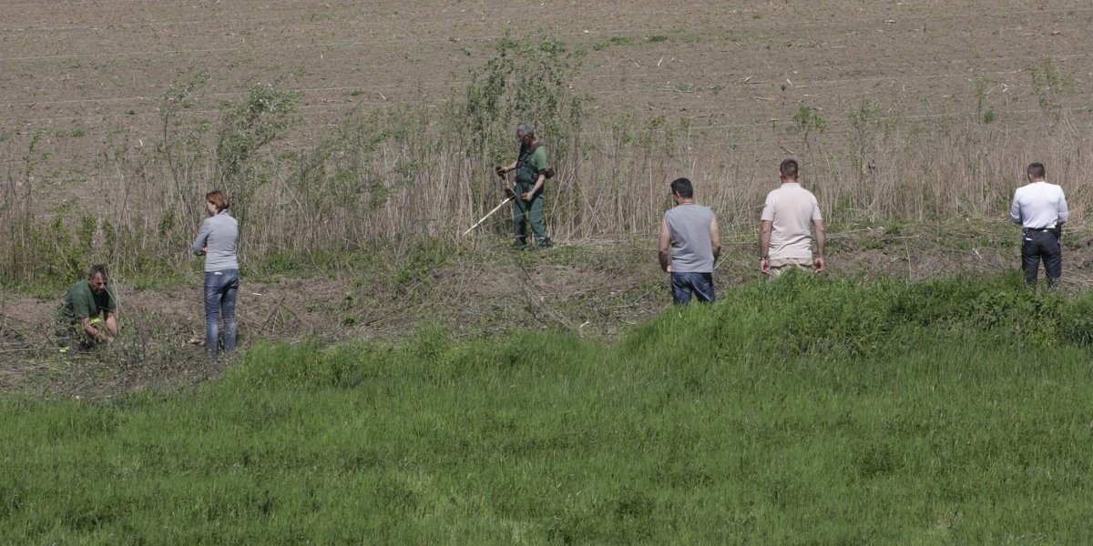 Inspektori na mestu gde je pronađeno telo Jelene Marjanović
