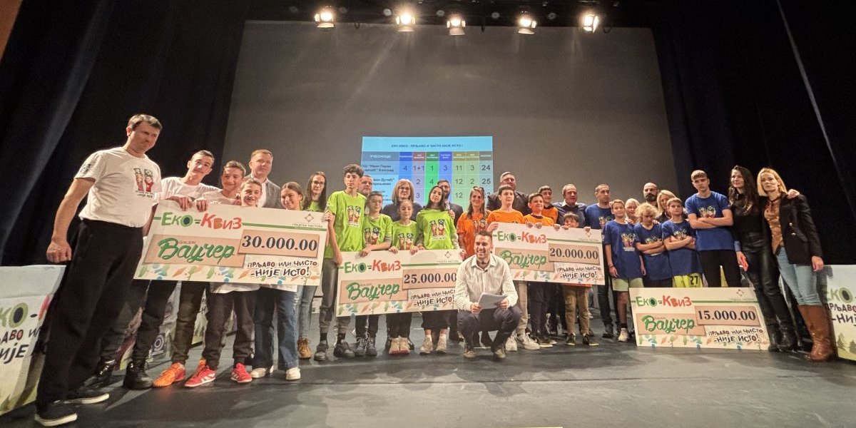 U Vršcu održano Republičko finale EKO-KVIZA  "Prljavo ili čisto, nije isto!"