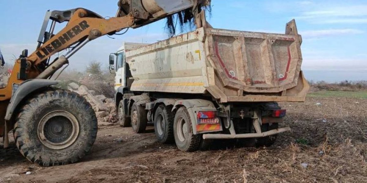 Čišćenje terena deponije