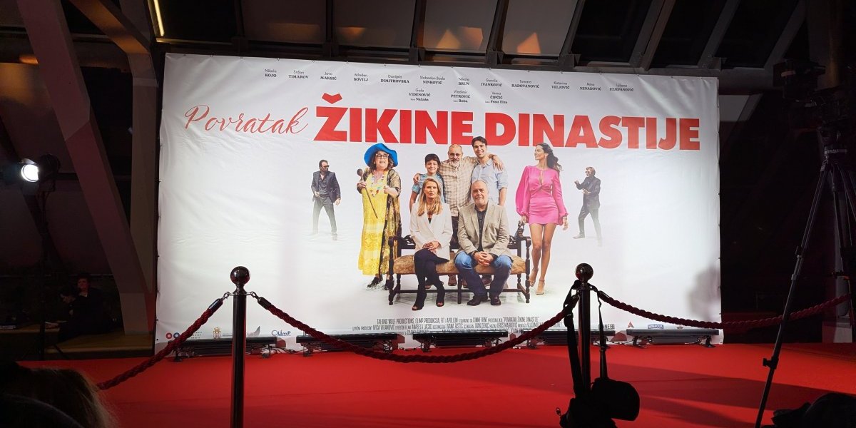 Crveni tepih uči premijere "Povratak Žikine dinastije"