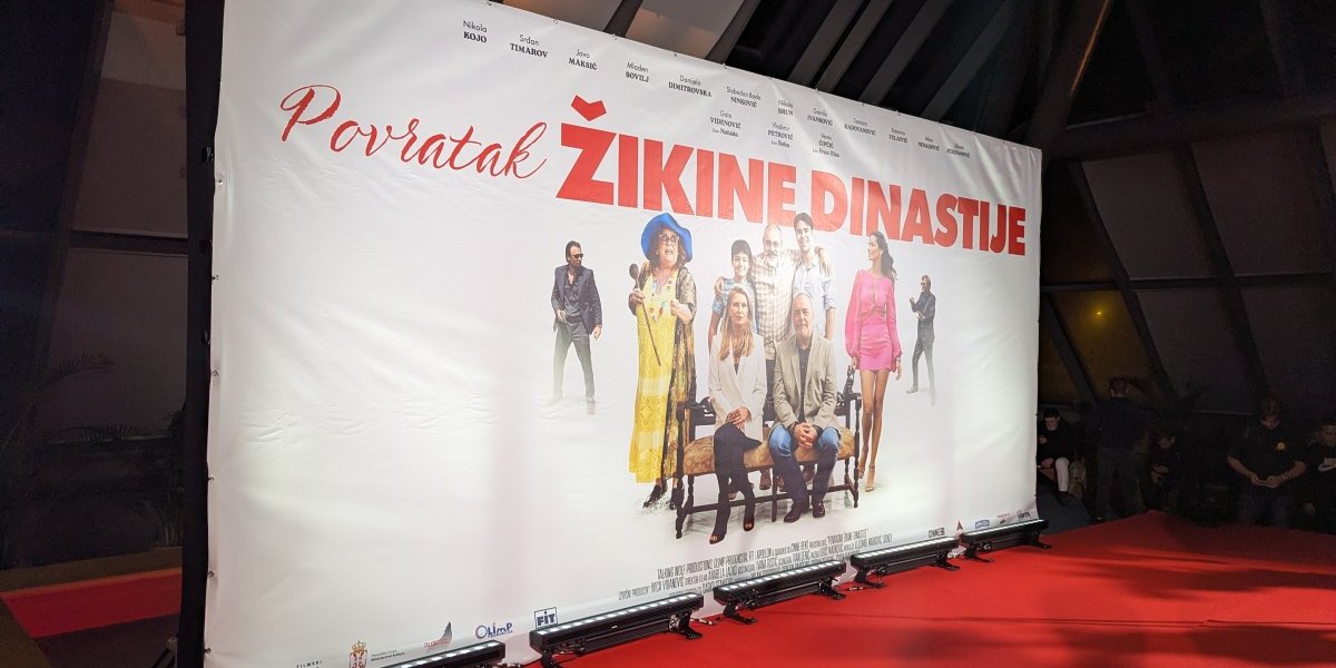 Crveni tepih uči premijere "Povratak Žikine dinastije"