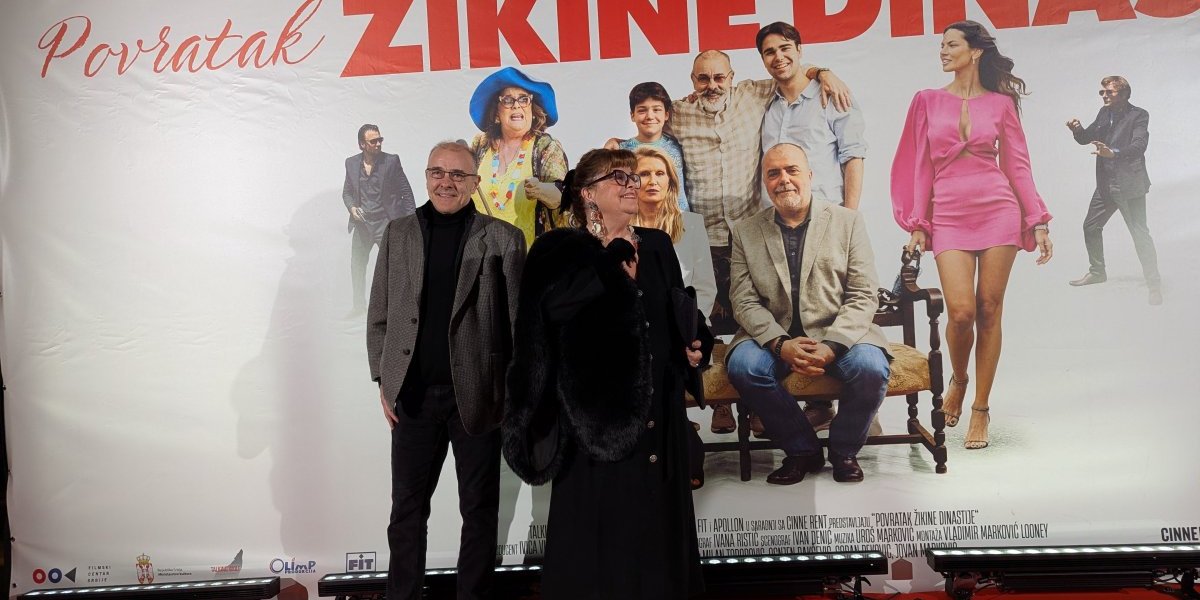 Crveni tepih uči premijere "Povratak Žikine dinastije"