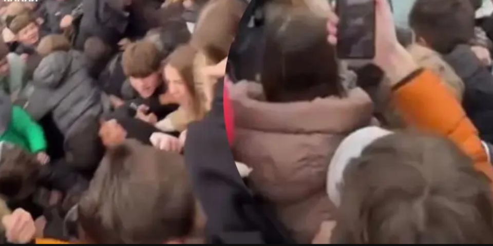 (VIDEO) Sveopšta makljaža na ulicama Ukrajine: Masovni stampedo, mnogo povređenih - nećete verovati oko čega se tuku