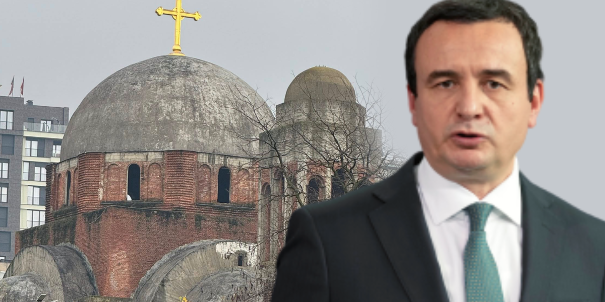 Kurti nastavlja progon Srba sa KiM: Teroristi oteli zastavu SPC u Lipljanu