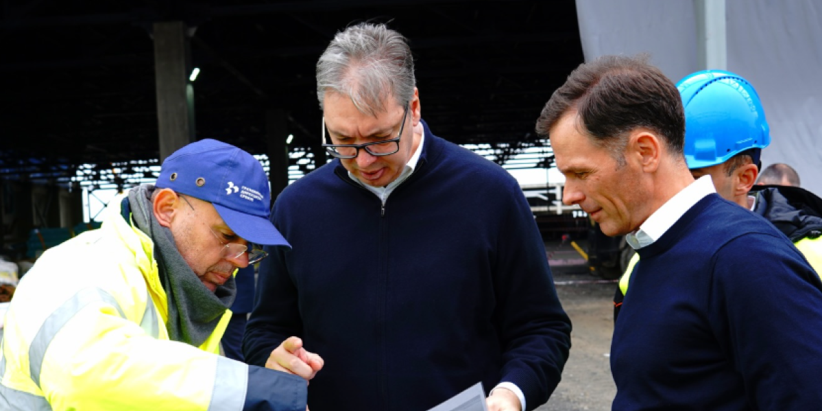 Ministar Mali i predsednik Vučić obišli Ekspo gradilište: Najveće gradilište u ovom delu Evrope (FOTO)