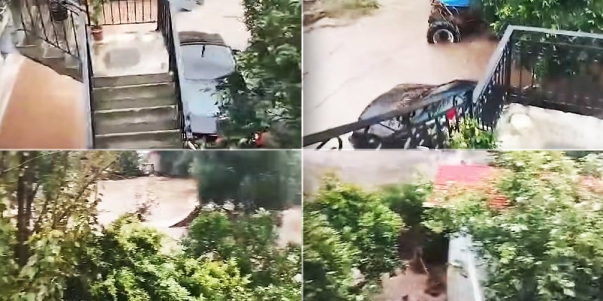 (VIDEO) Biblijska katastrofa u Grčkoj: Ljudi na krovovima kuća čekaju spas - Potopoljeno omiljeno srpsko letovalište!