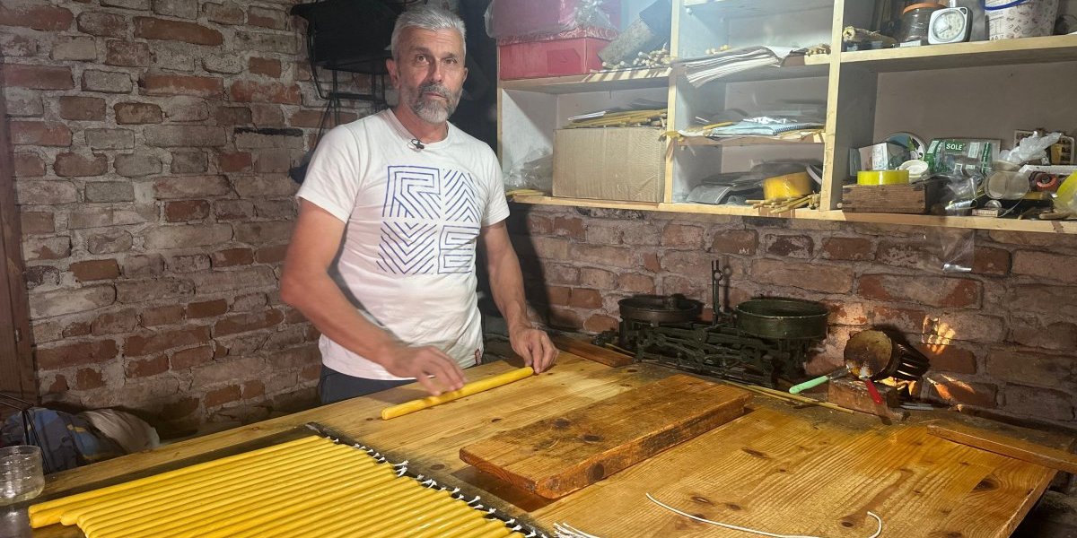 Voštanice ručno pravi! Slobodan iz Ježevice već 29 godina čuva jedan od najstarijih zanata