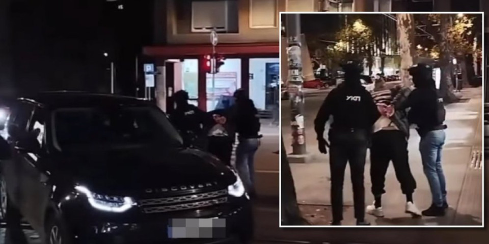 Snimak filmskog hapšenja na Dorćolu: Osmorica policajaca uleteli u radnju (VIDEO)