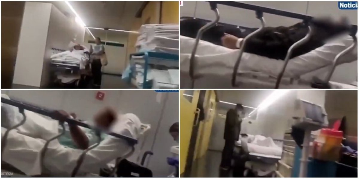 Šokantni snimci iz evropske bolnice: Hodnici prepuni zaraženih na nosilima, šta se dešava?! (VIDEO)