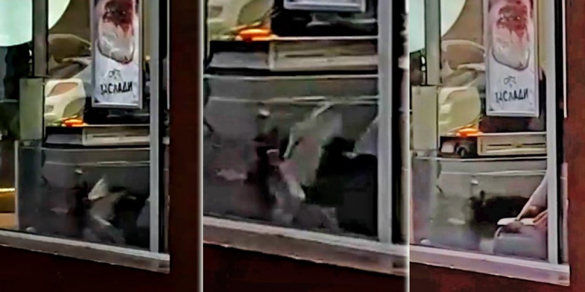 On navalio, ona se ne da: Čudna scena u poznatoj pekari (VIDEO)