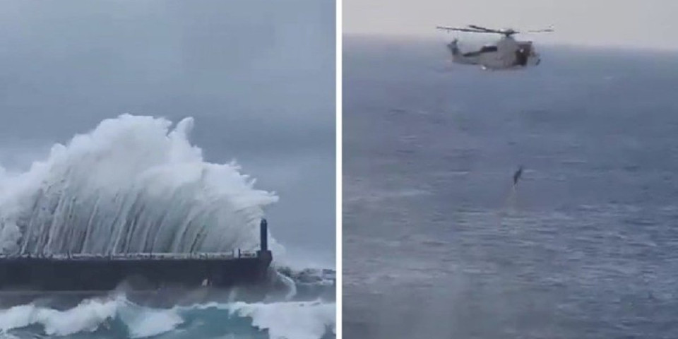 (UZNEMIRUJUĆE) Ogroman talas odneo ljude u more: Ima mrtvih, u toku velika akcija spasavanja!