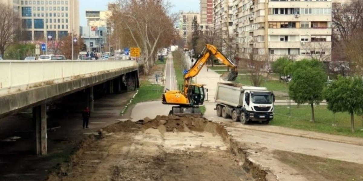 Gradi se novi parking: Još 110 mesta ispod mosta