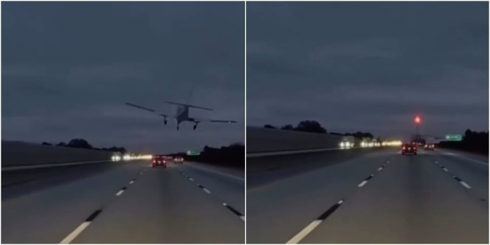 Pojavio se niotkud i zabio u auto! Horor na autoputu usred špica! (VIDEO)