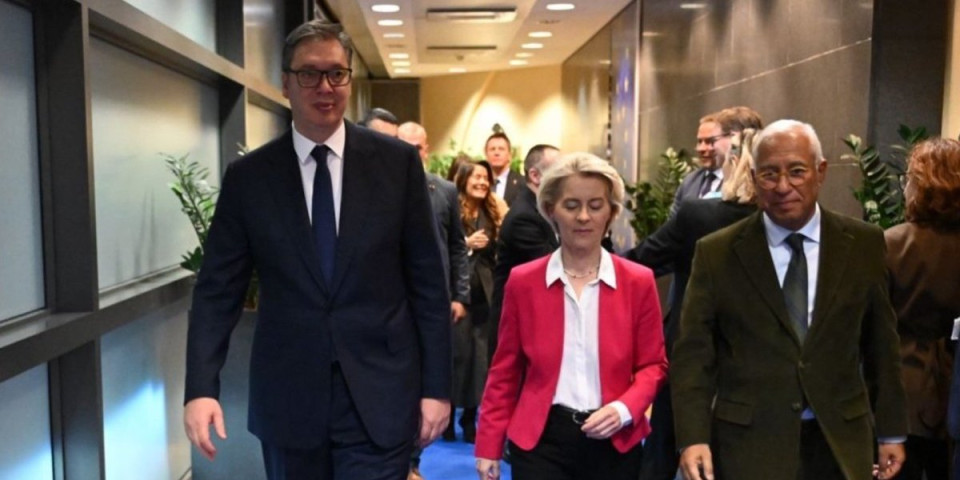 Vučić iz Brisela nakon razgovora sa Fon der Lajen i Koštom: Priznali su značajne pomake, lepo su govorili o napretku Srbije (VIDEO)