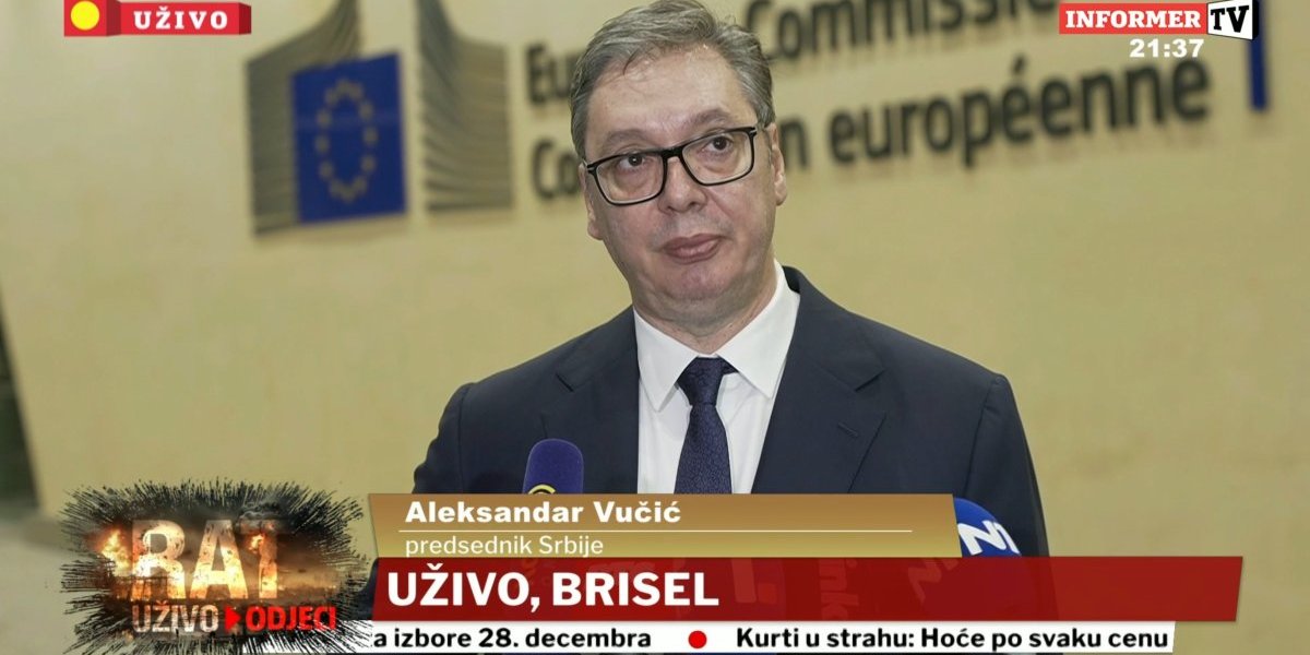 Vučić iz Brisela nakon razgovora sa Fon der Lajen i Koštom: Priznali su značajne pomake, lepo su govorili o napretku Srbije (VIDEO)