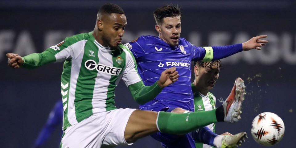 Dok Zvezda pobeđuje: Betis deklasirao Dinamo usred Zagreba (VIDEO)