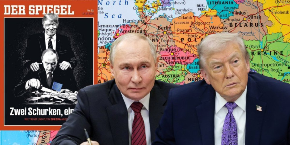 (FOTO) Šta li ovo rade Tramp i Putin? Naslovna strana Špigla šokirala svet - poruka je svima jasna...
