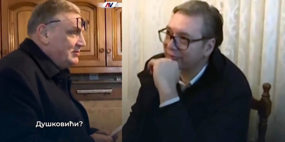 HIT VIDEO! Drobnjak se uhvatio za čašicu , pa se zbunio na Vučićevo pitanje: "Nalaktio se, rakiju zavatio"
