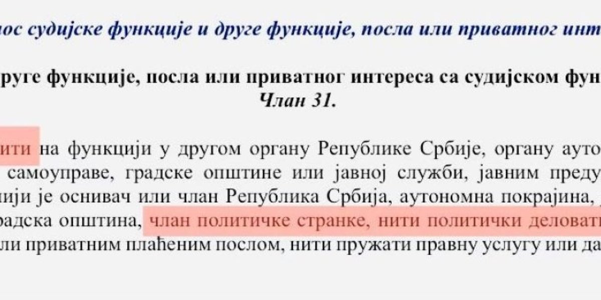 Član Zakona o sudijama 