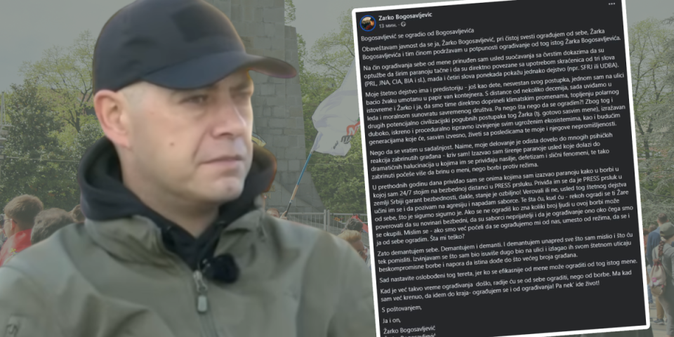 Blokaderski građanski rat: Potpuna propast u Novom Sadu - oglasio se i hejter Bogosavljević