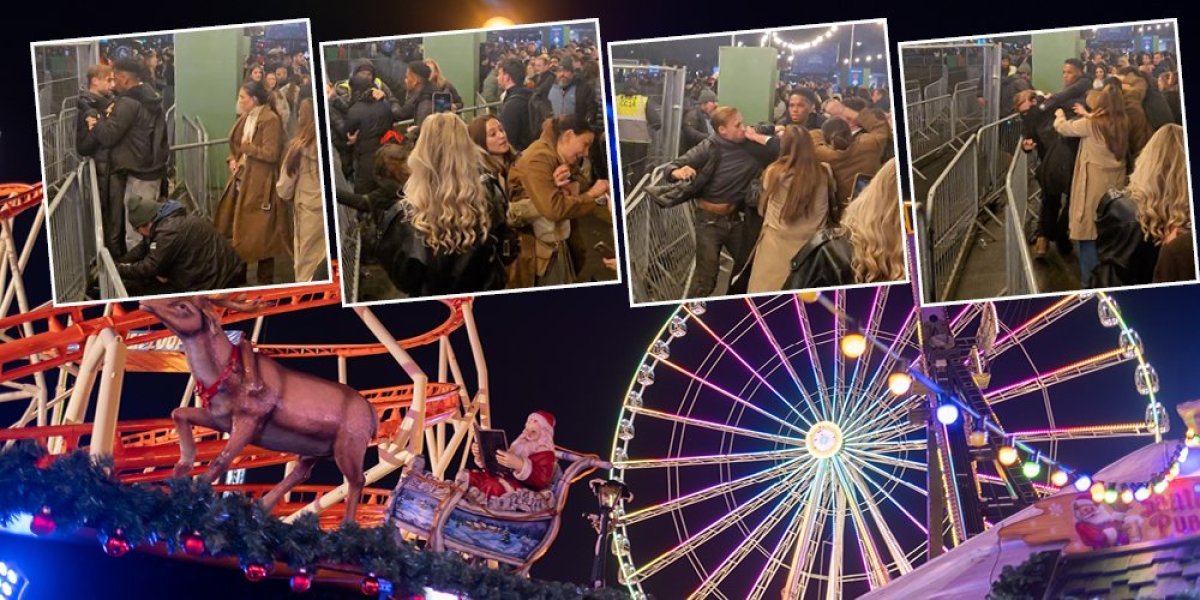 (FOTO) Novogodišnja čarolija se pretvorila u pakao: Masovna tuča uništila Božić! Makljali se, na Boga nisu mislili...