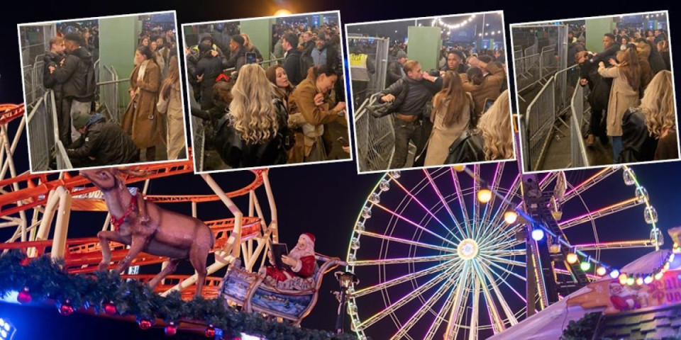 (FOTO) Novogodišnja čarolija se pretvorila u pakao: Masovna tuča uništila Božić! Makljali se, na Boga nisu mislili...