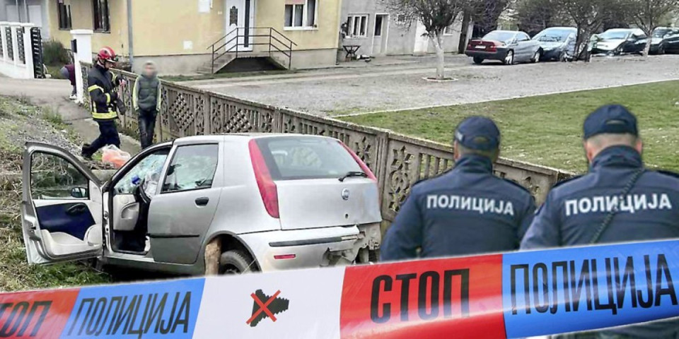 Nesvakidašnja nezgoda kod Šapca: Sleteo s puta, pa završio na drvetu (FOTO)