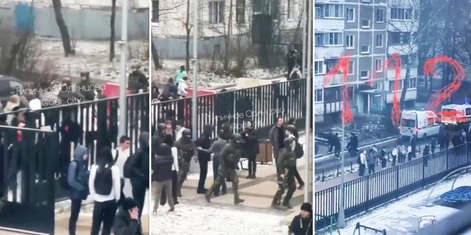 Snimljen krvavi pir u ruskoj školi: Dečak (15) ubadao decu i uzeo taoca (VIDEO)