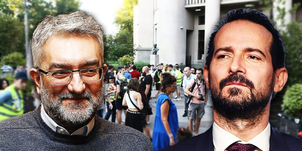 Totalni raskol: Blokaderi udarili po dojučerašnjim saborcima Petroviću i Marinkoviću (VIDEO)