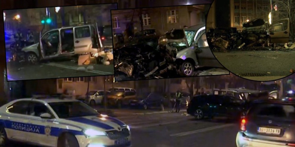 Stravična nesreća u Beogradu: Automobili zgužvani kao konzerve (FOTO)