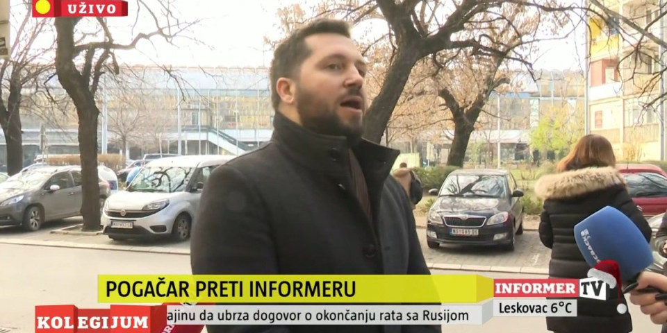 Skandal u Novom Sadu! Nasilnik Pogačar pretio novinaru Informera - masno slagao, pa rekao: "Dobićeš sve što zaslužuješ"