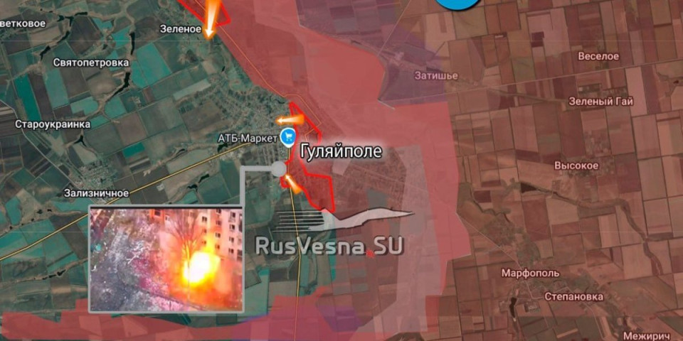 (VIDEO) Stravične borbe za centar grada kakve dosad nisu viđene! Krv, vatra i krici u Guljajpolju, sudbina Ukrajine se odlučuje u ovom trenutku