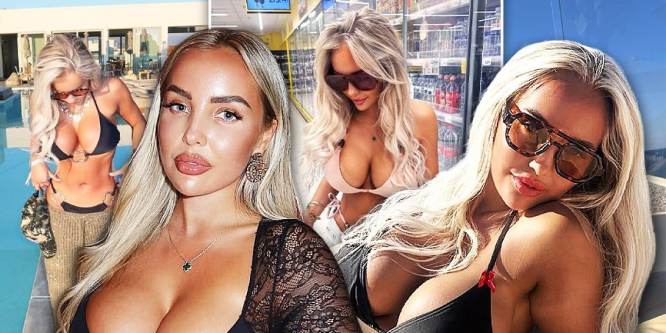 (FOTO GALERIJA) Lele, kakva cica! Plavokosa sa ogromnim grudima žari i pali, neće vam biti dobro kada vidite