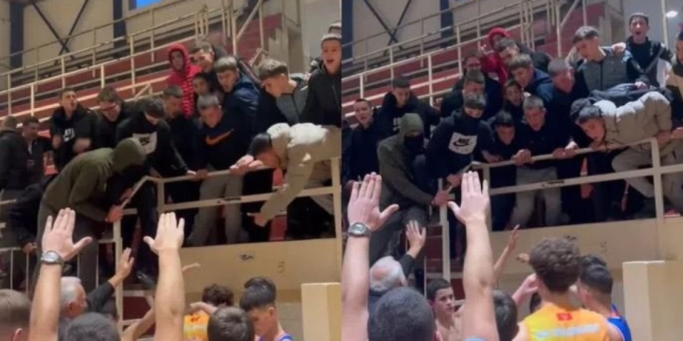 (VIDEO) Bruka i sramota, nedopustivo: Navijači pljuvali i vređali decu s tribina, policija morala da reaguje