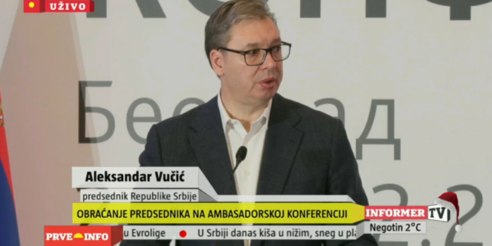 Vučić na Ambasadorskoj konferenciji: Nije vaš posao da se dopadate nekome, borićemo se za svoje