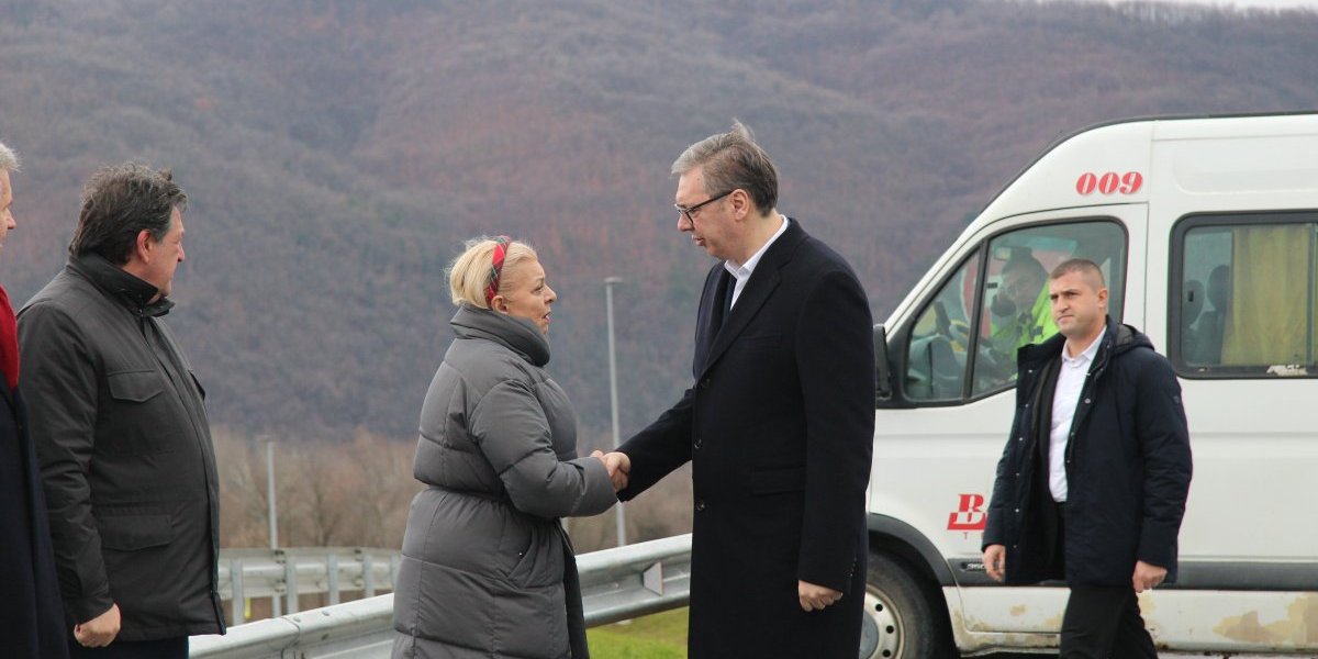 Predsednik Vučić na otvaranju Moravskog koridora