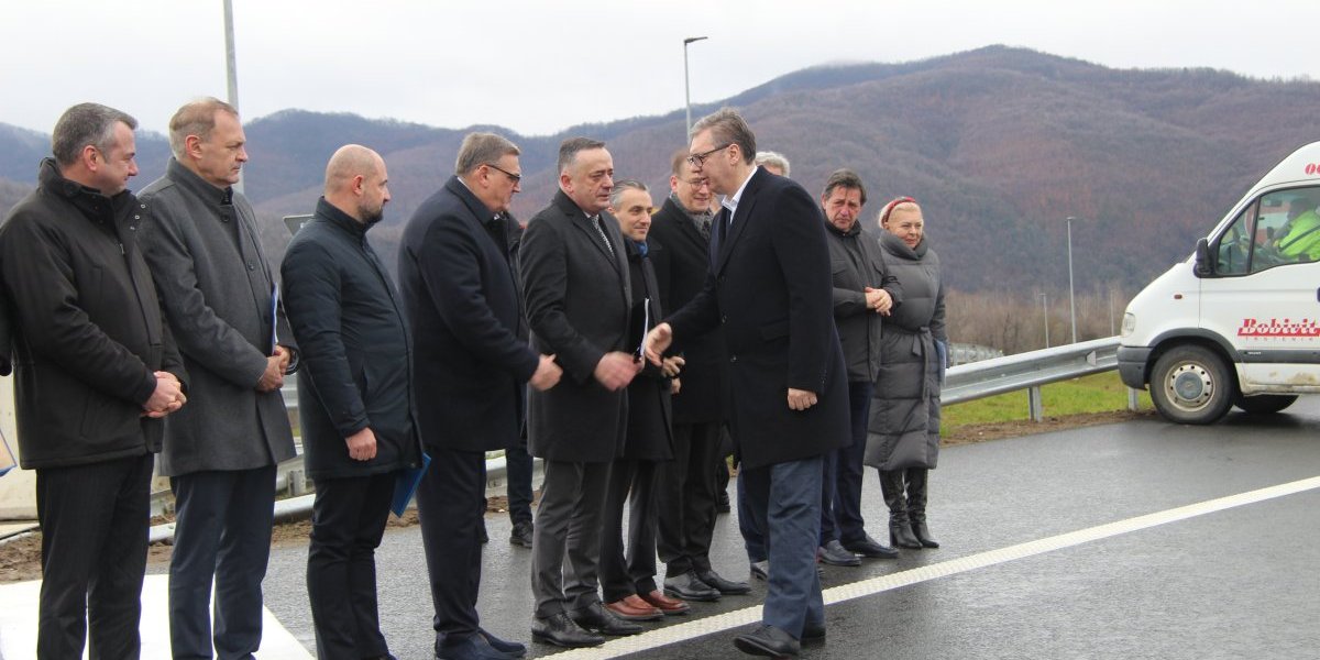 Predsednik Vučić na otvaranju Moravskog koridora