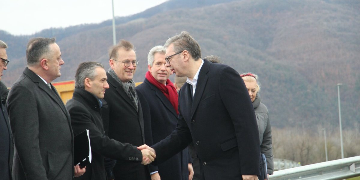 Predsednik Vučić na otvaranju Moravskog koridora