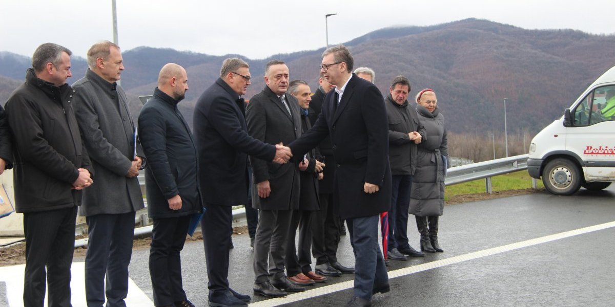 Predsednik Vučić na otvaranju Moravskog koridora