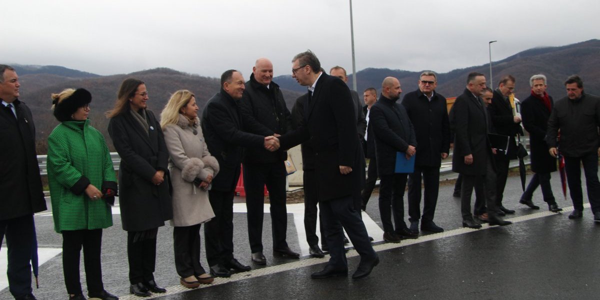 Predsednik Vučić na otvaranju Moravskog koridora