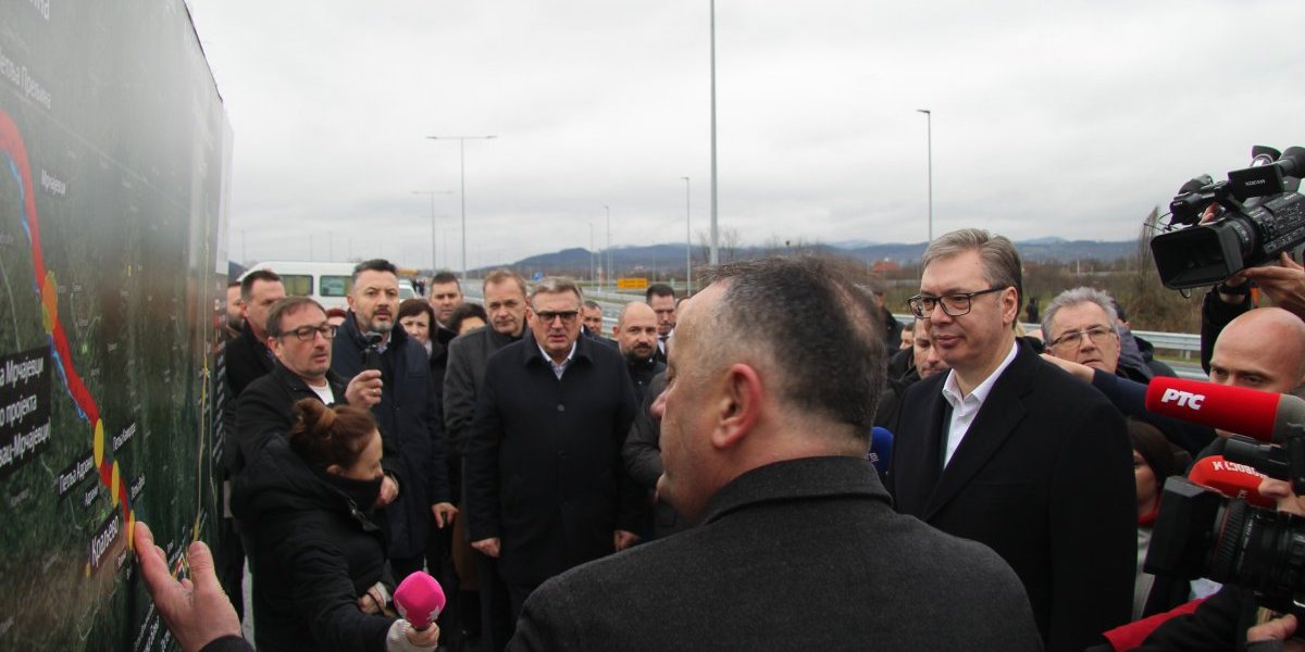 Predsednik Vučić na otvaranju Moravskog koridora